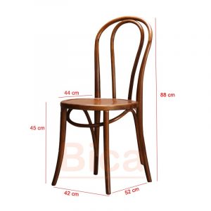 Kích thước Ghế thonet 18 gỗ