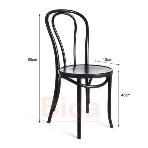 Kích thước Ghế cafe sắt thonet