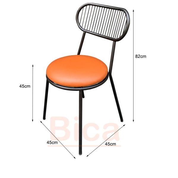 Kích thước Ghế cafe sắt B11047