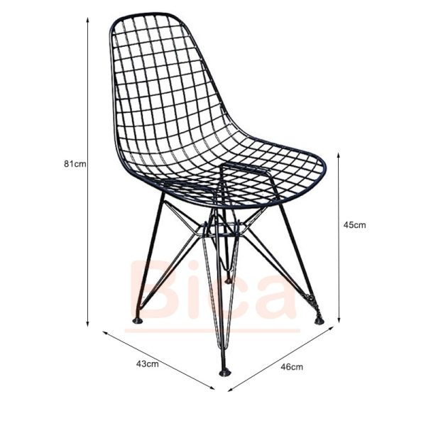 Kích thước ghế eames sắt