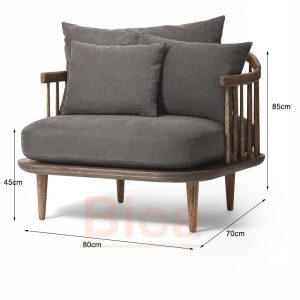 Kích thước sofa cafe gỗ fly đơn