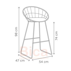 Ghế bar đệm KSGB001