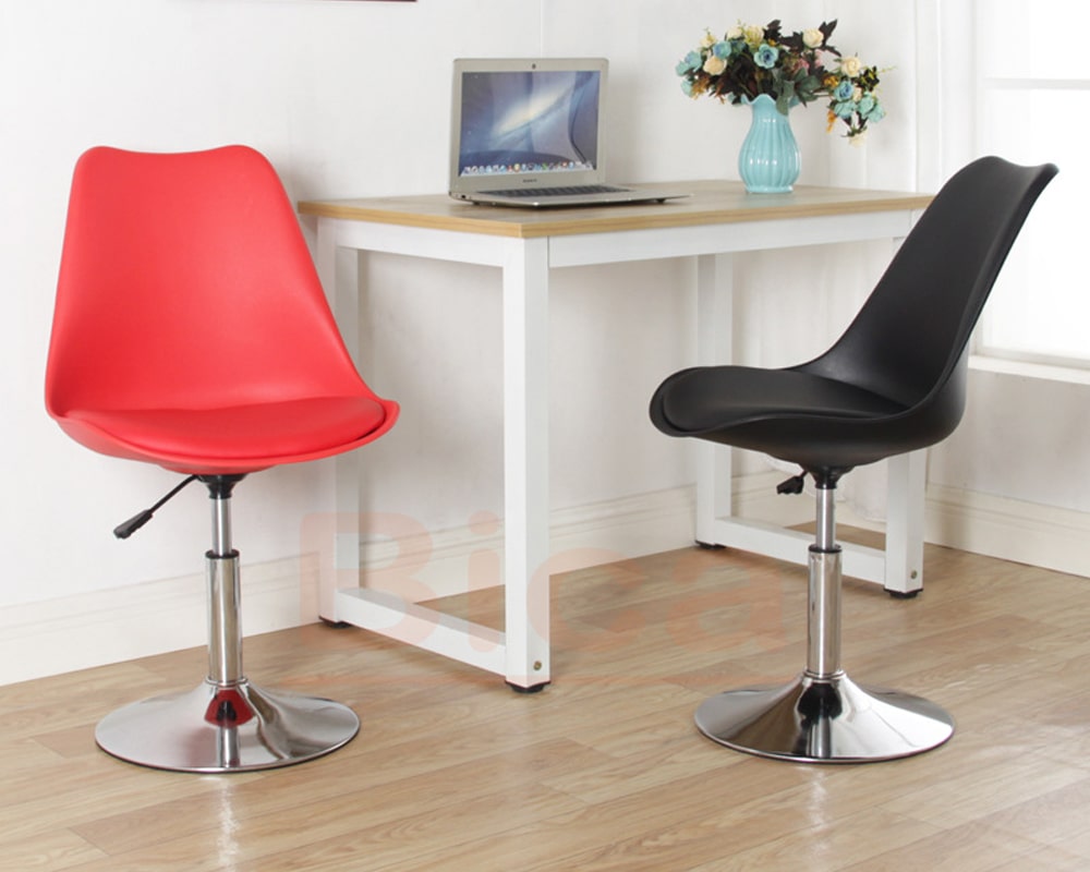 Ghế eames nhưa chân sắt cố định