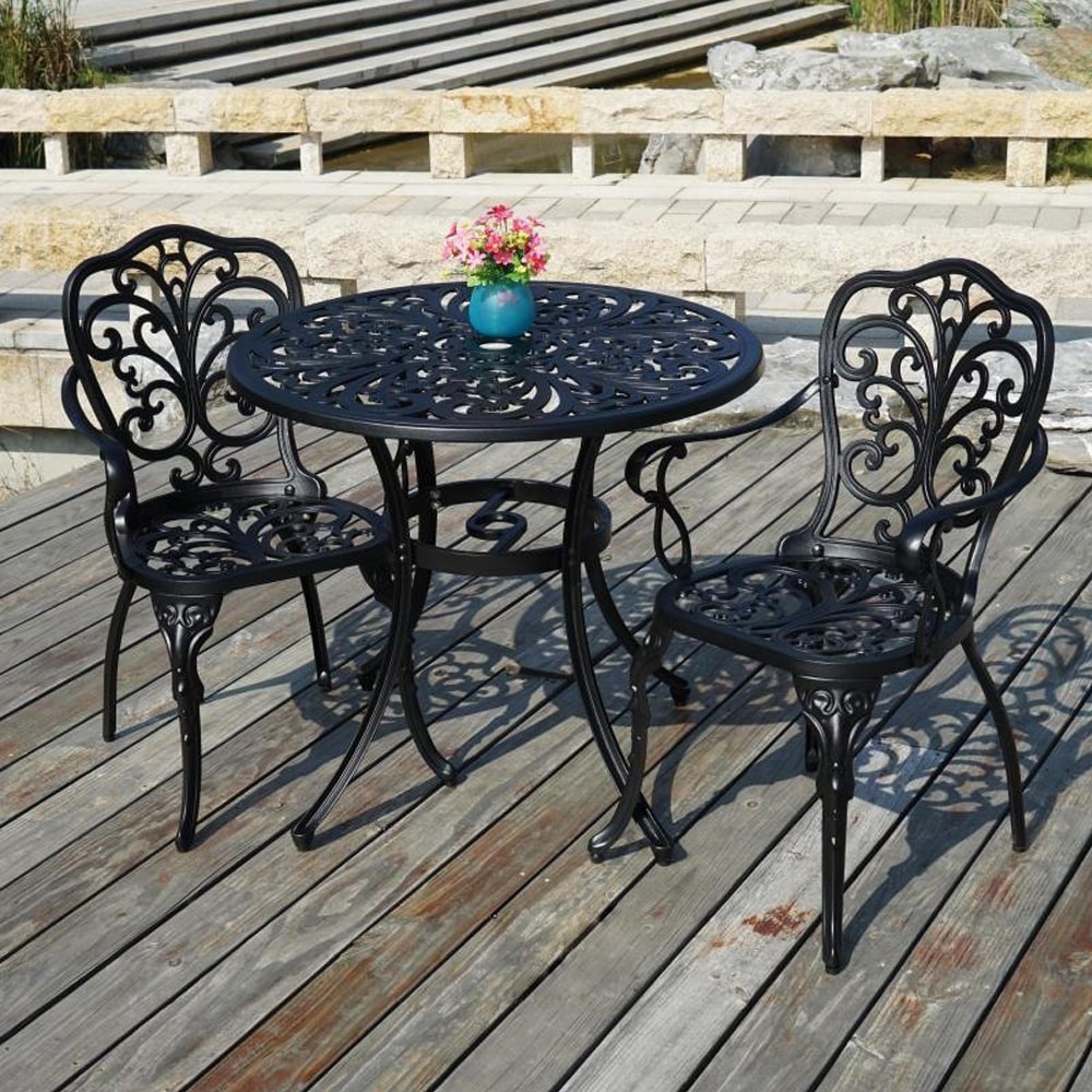 Bộ bàn ghế cafe sân vườn có tay AVT2