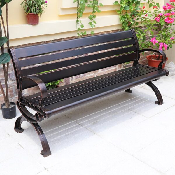 Ghế cafe ngoài trời bằng nhôm đúc ND06