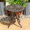 Bàn cafe sân vườn nhôm đúc BV1