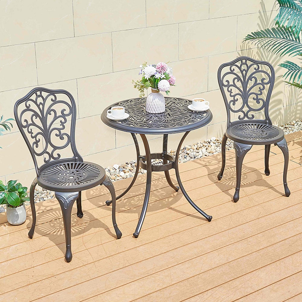 Bộ bàn ghế nhôm đúc sơn tĩnh điện BV01