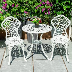 Bộ bàn ghế nhôm đúc sơn tĩnh điện BV02