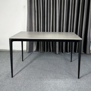 Bàn ăn chữ nhật mặt đá phiến B82