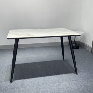 Bàn ăn chữ nhật mặt đá phiến B89