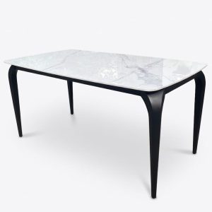 Bàn ăn chữ nhật mặt đá phiến B93