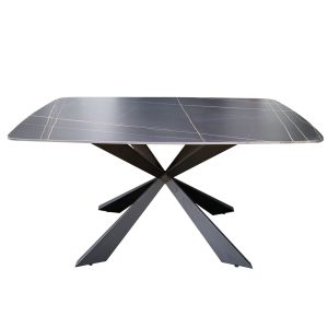 Bàn ăn chữ nhật mặt đá phiến B98