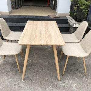Bàn ăn chữ nhật mặt MDF B125