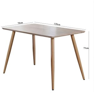 Bàn ăn chữ nhật mặt MDF B125