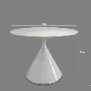 Bàn ăn cafe mặt tròn B28H