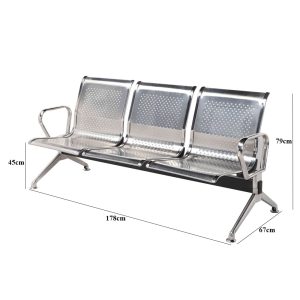 Ghế Băng Chờ Inox A03