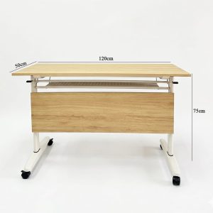 Bàn văn phòng đào tạo khung sắt mặt MDF V2