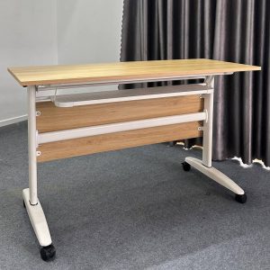 Bàn văn phòng đào tạo khung sắt mặt MDF V2