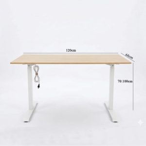 Bàn văn phòng đào tạo khung sắt mặt MDF V8